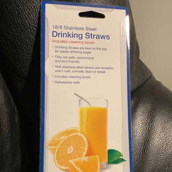 Stainless steel drinking straws - Picture 2 of 2